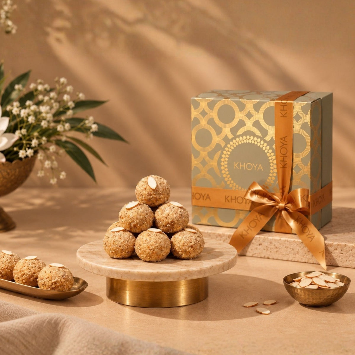 Peanut Butter Almond Ladoo