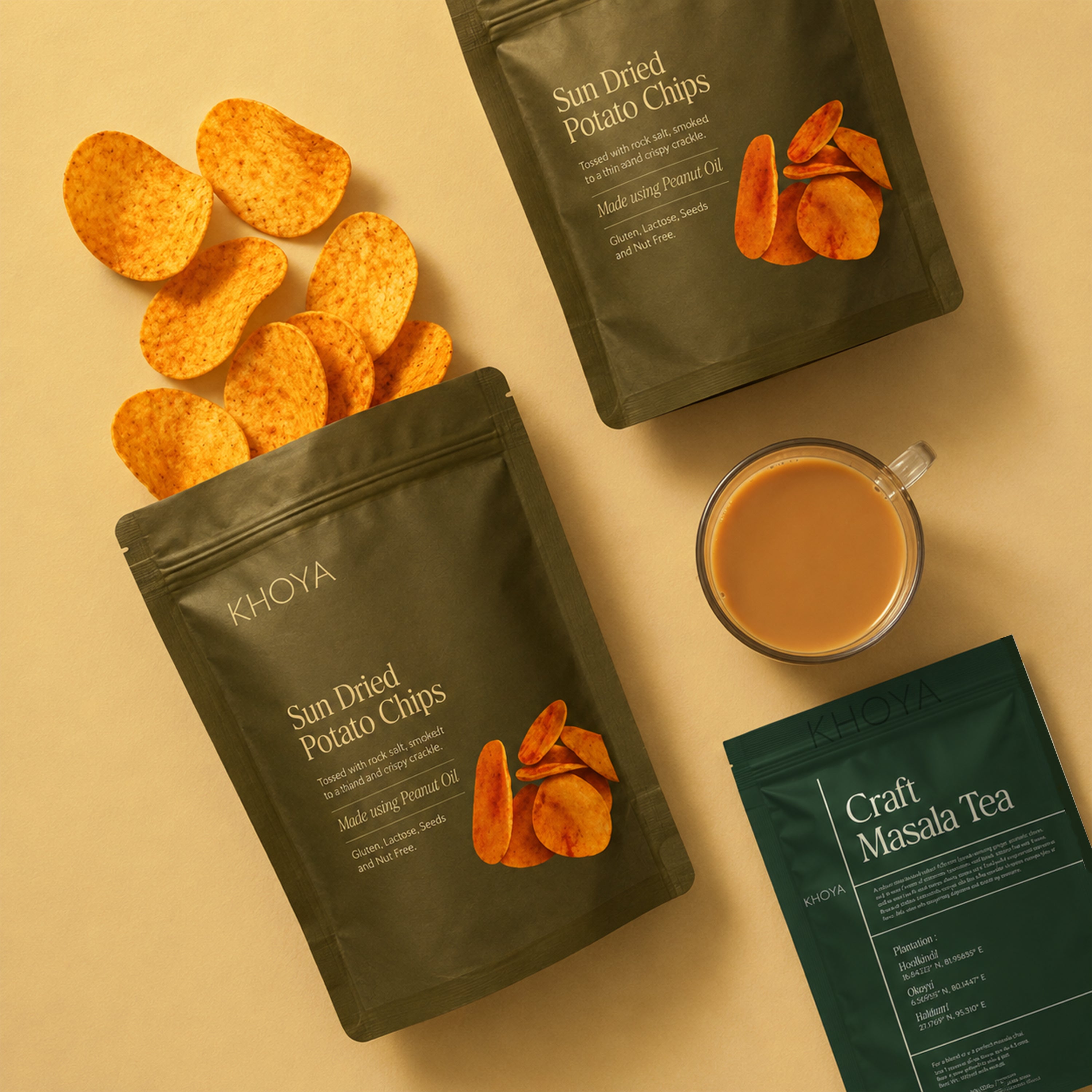 Potato Chips + Masala Tea Combo
