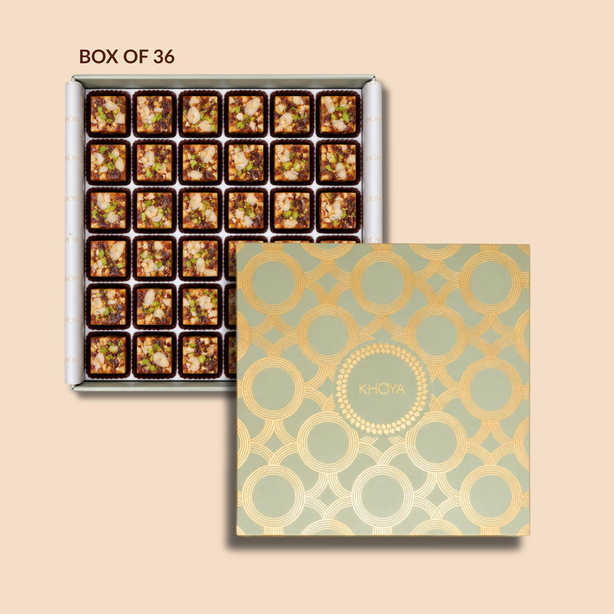 DATE & NUT BARFI - Navratri Special Mithai