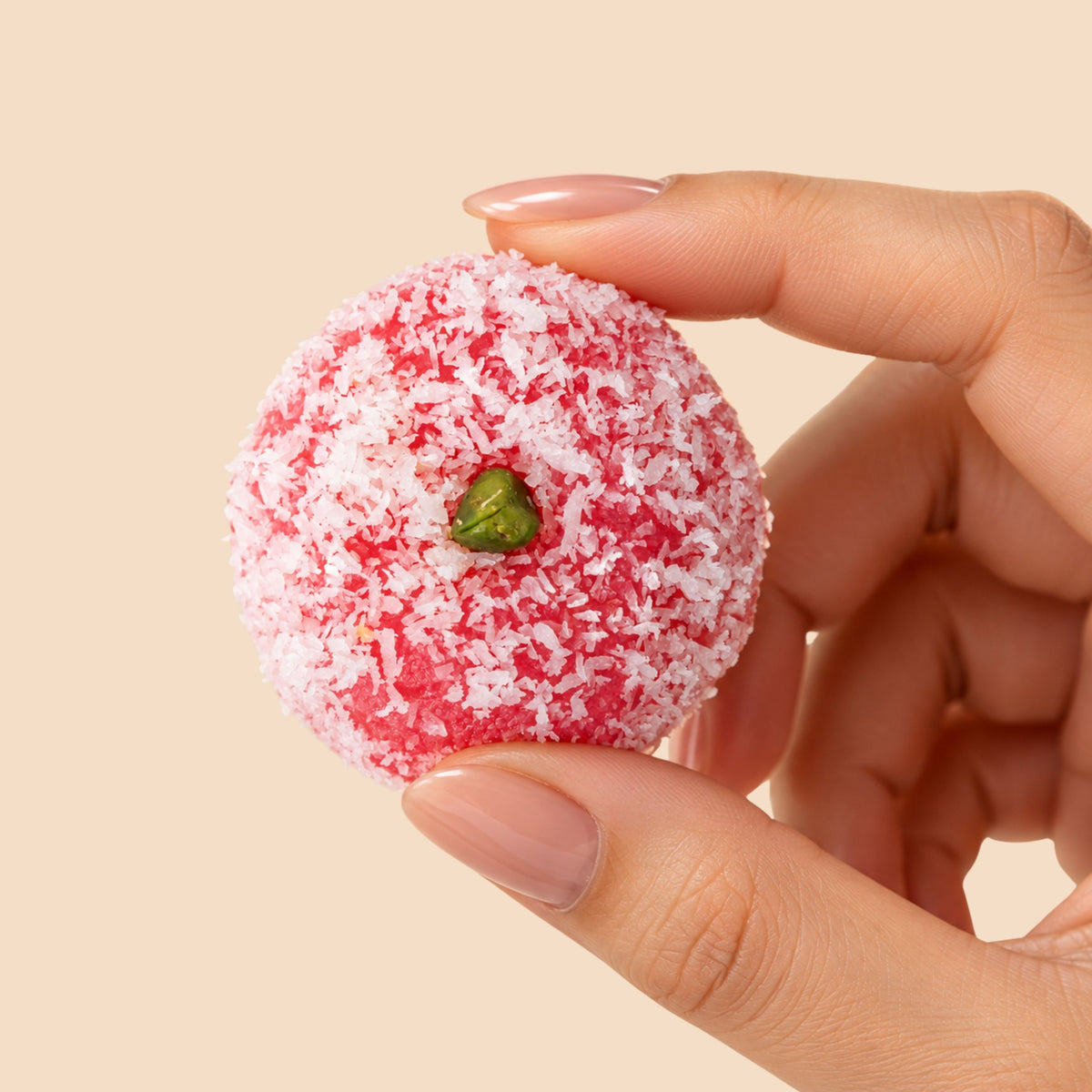 PINK COCONUT LADOO