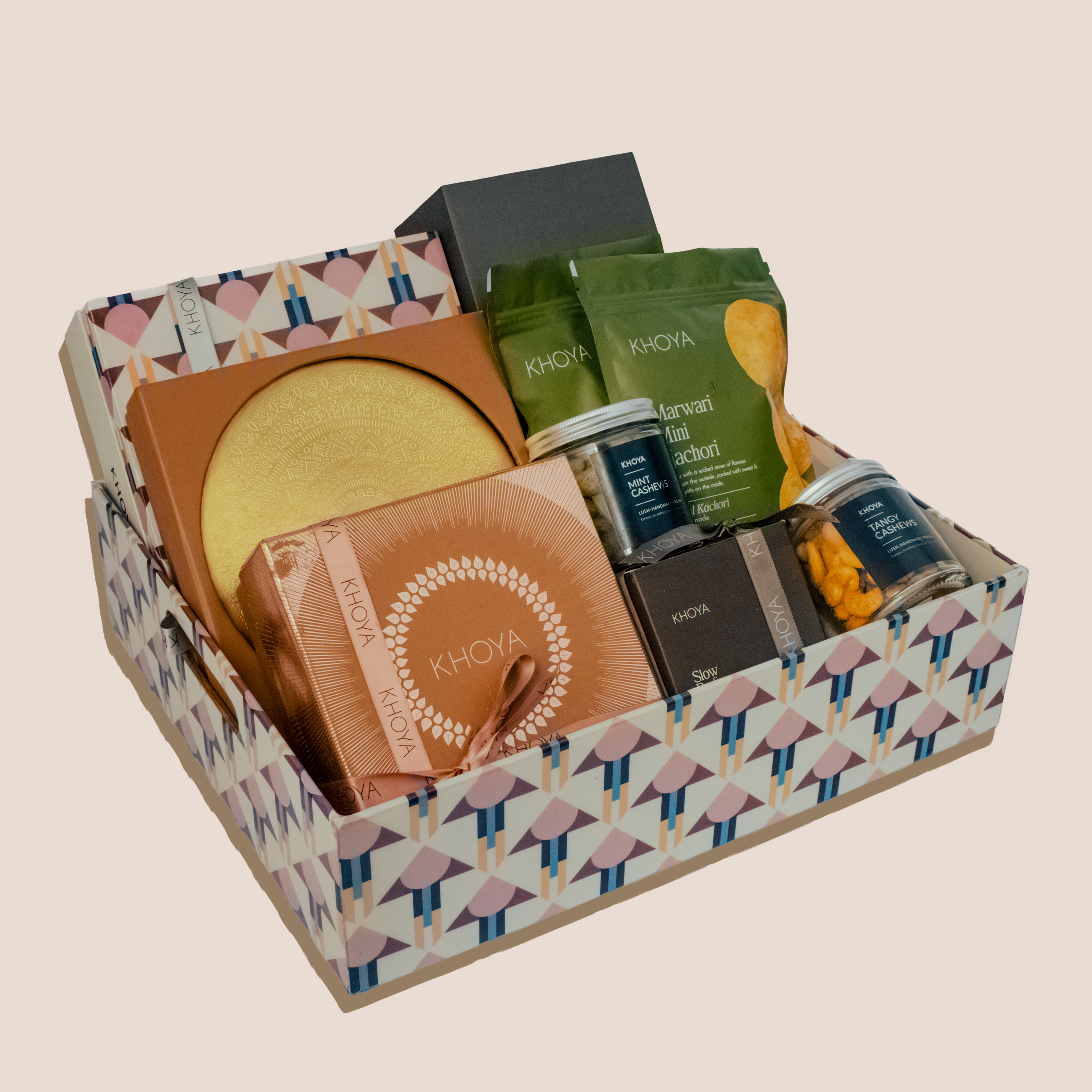 DIWALI GLOW HAMPER - LACQUERED TRAY