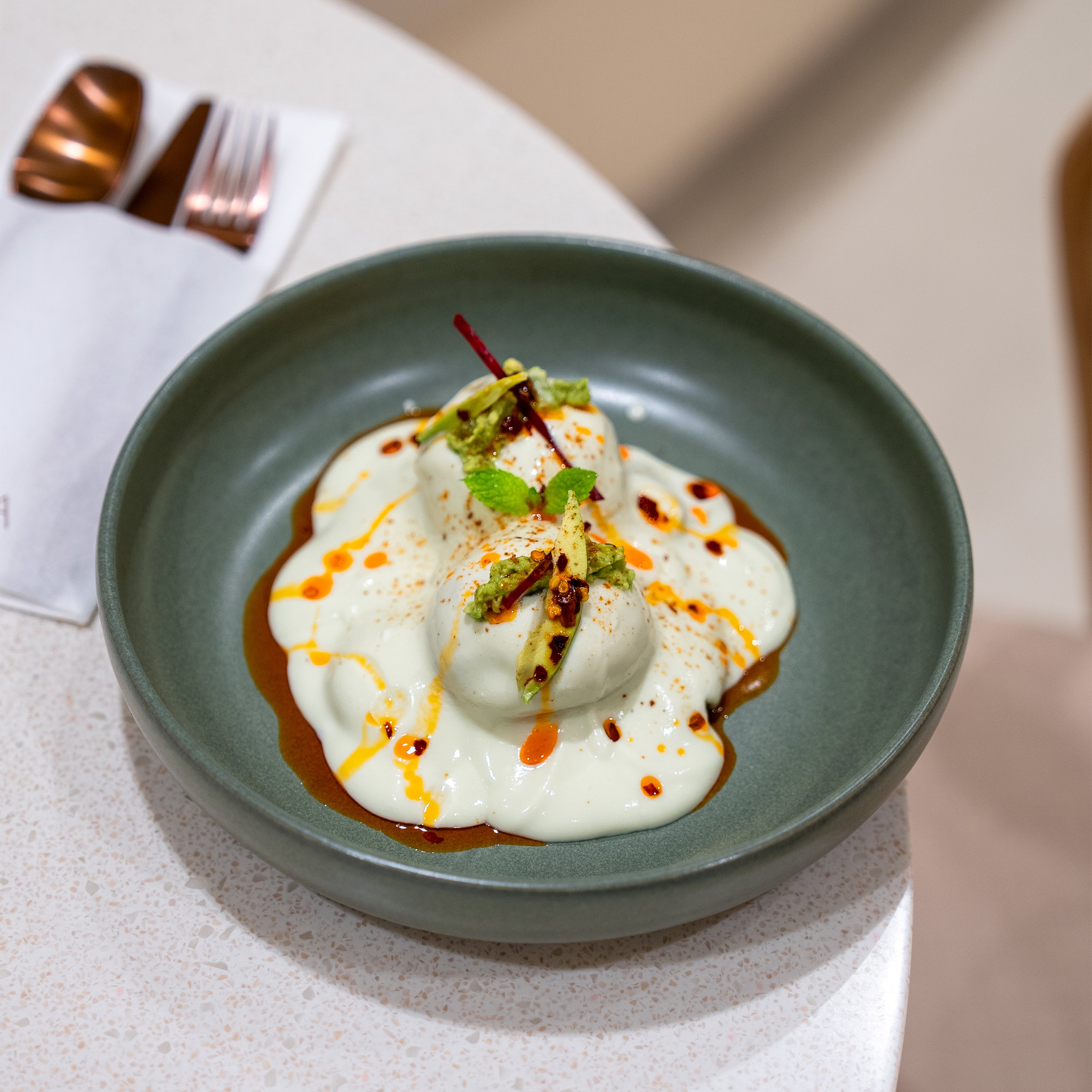Avocado Dahi Bhalla - Delicious Indian Chaat
