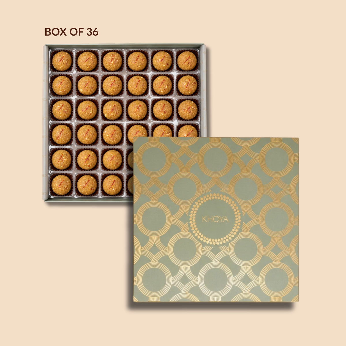 ROASTED BESAN LADOO - MITHAI BOX