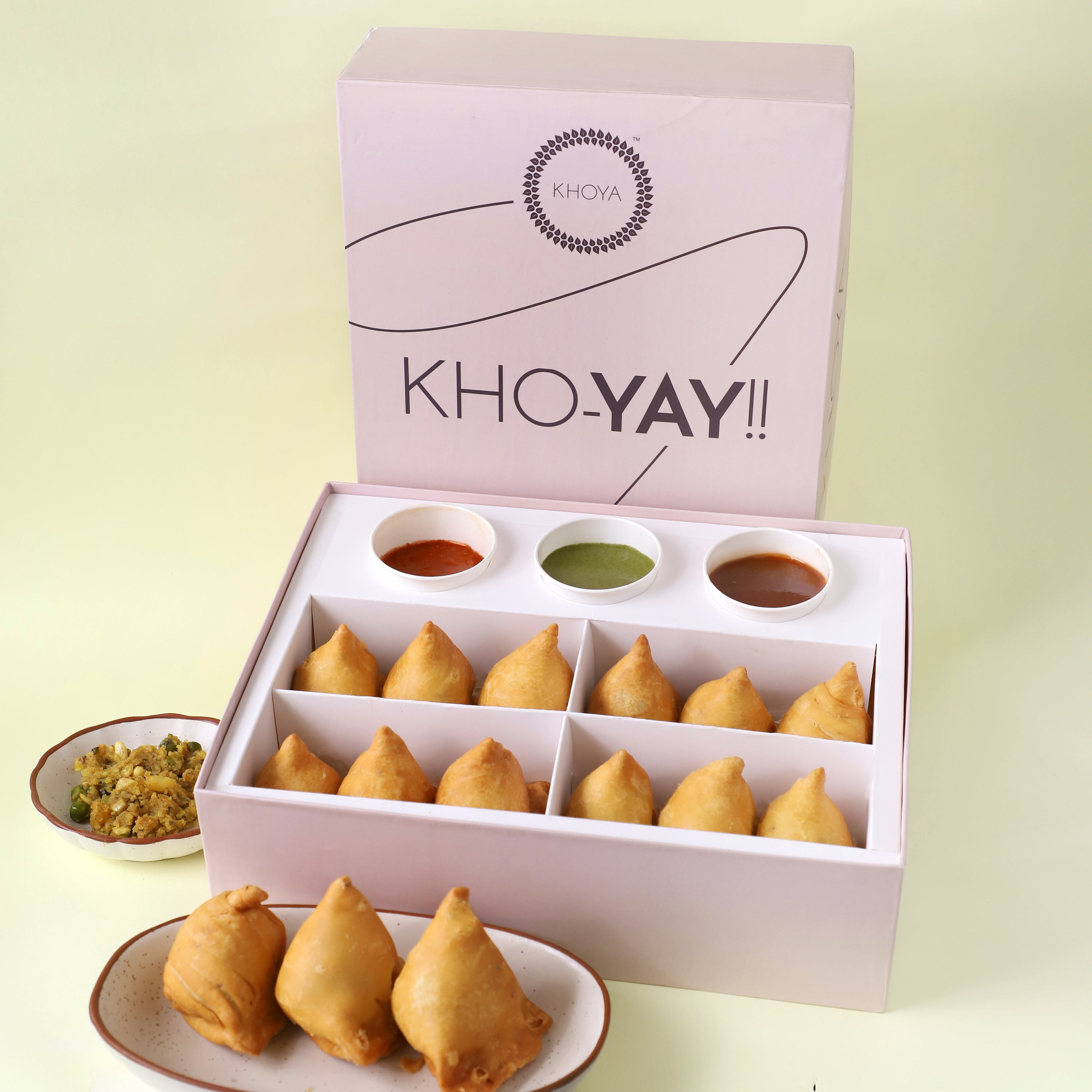 Samosa & Dip Box | Masala Mezze by KHOYA