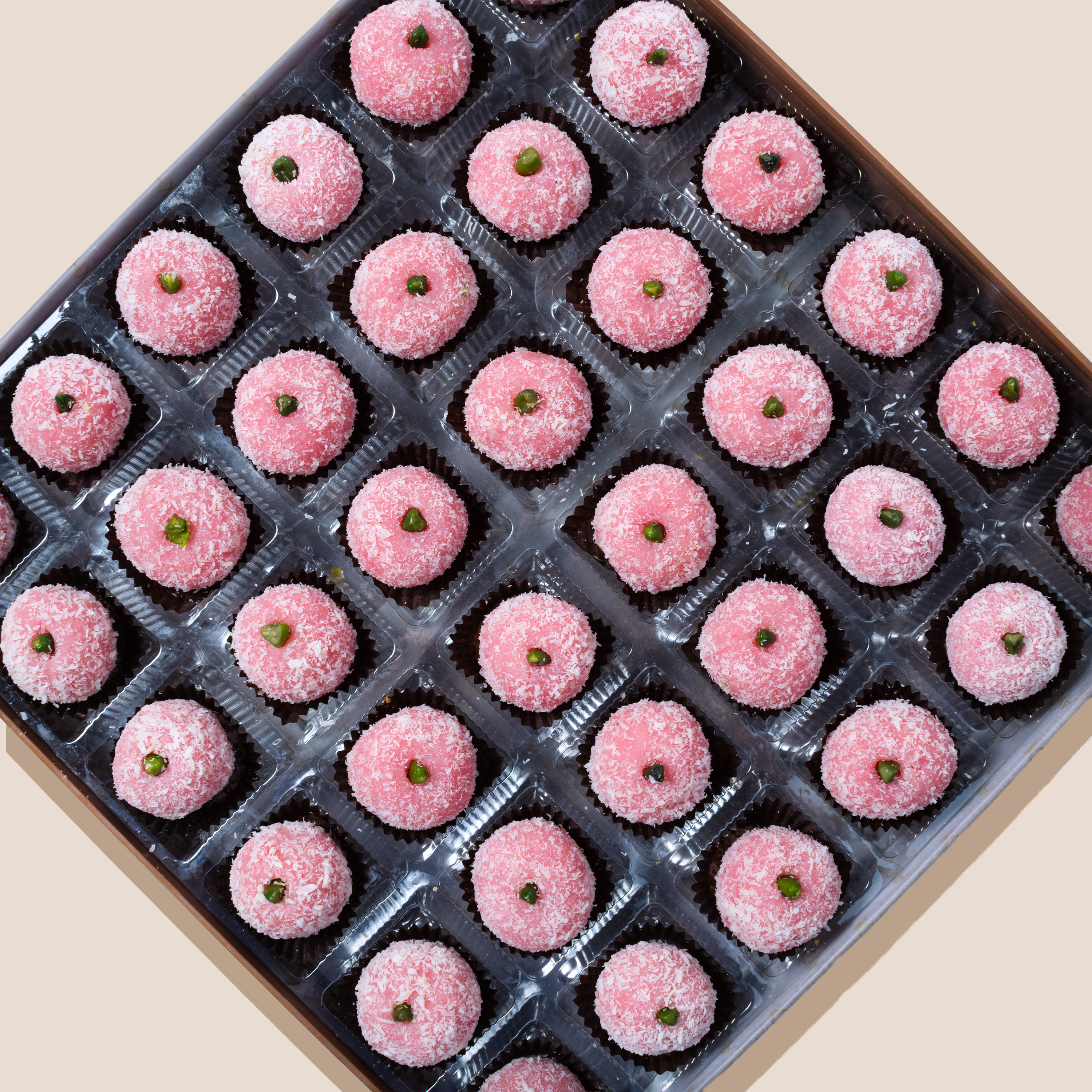 PINK COCONUT LADOO
