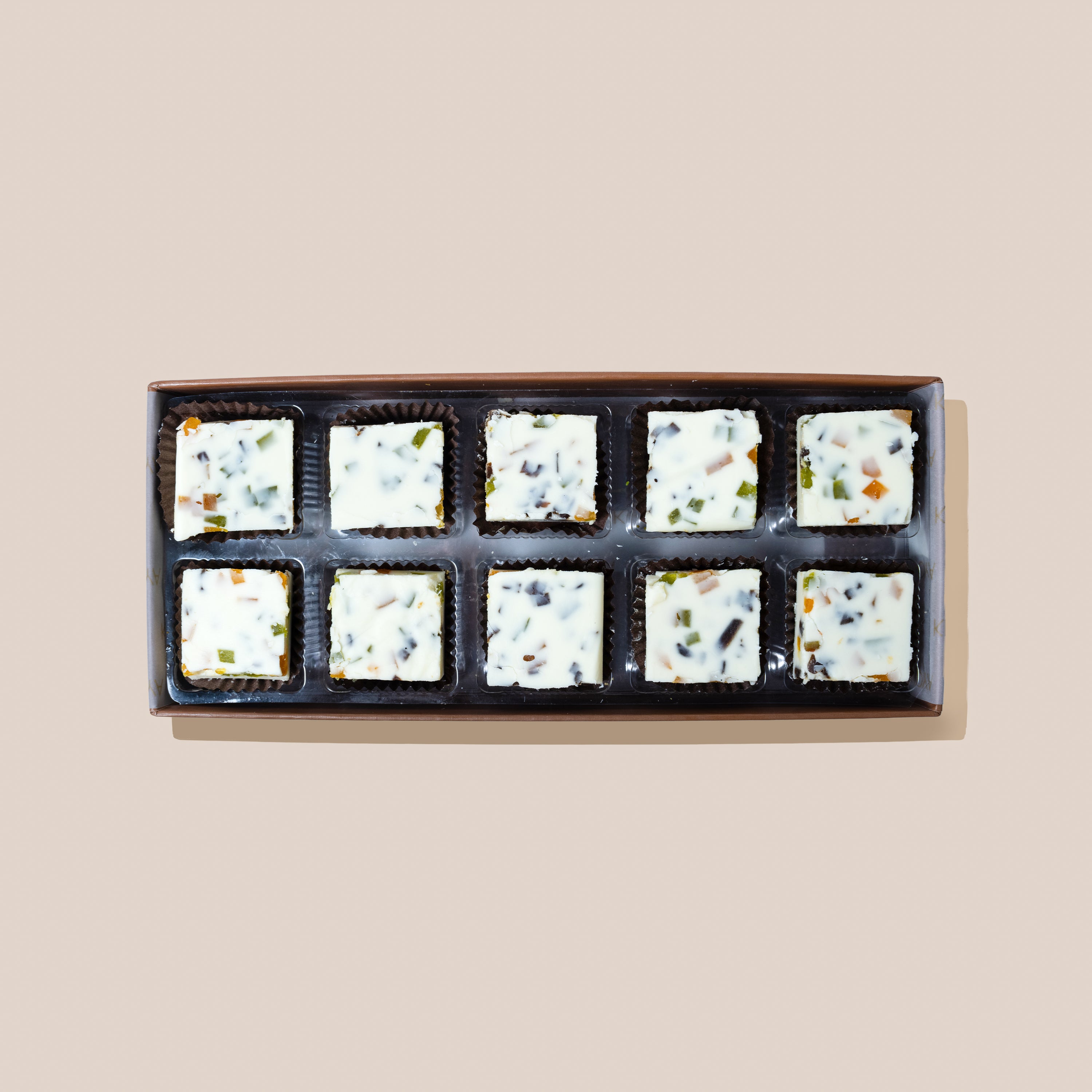 White Chocolate Aam Papad Barfi - Diwali Mithai