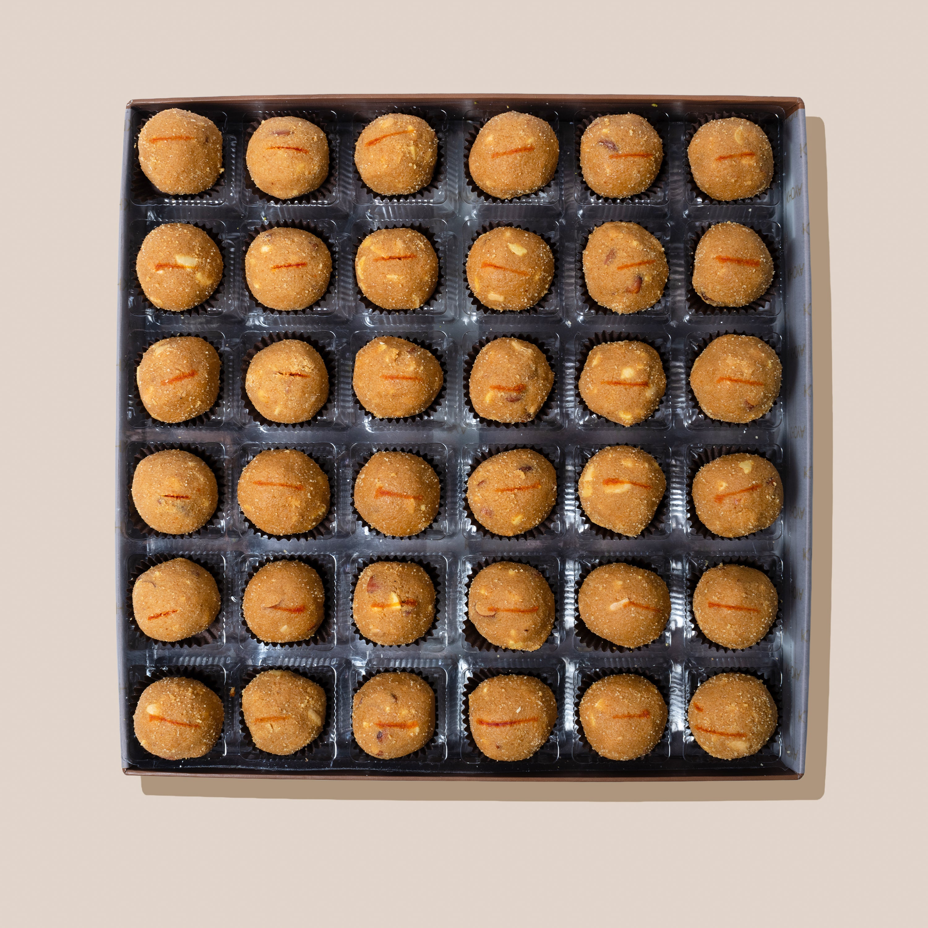 ROASTED BESAN LADOO - DIWALI MITHAI BOX