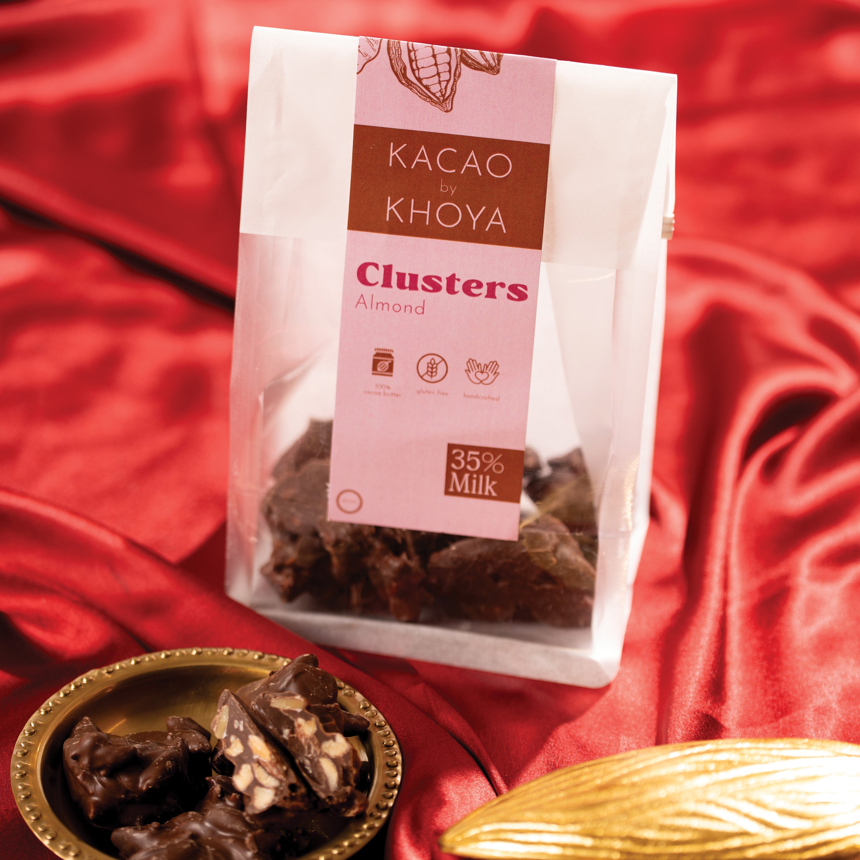 Almond Clusters - 35% Milk Chocolate