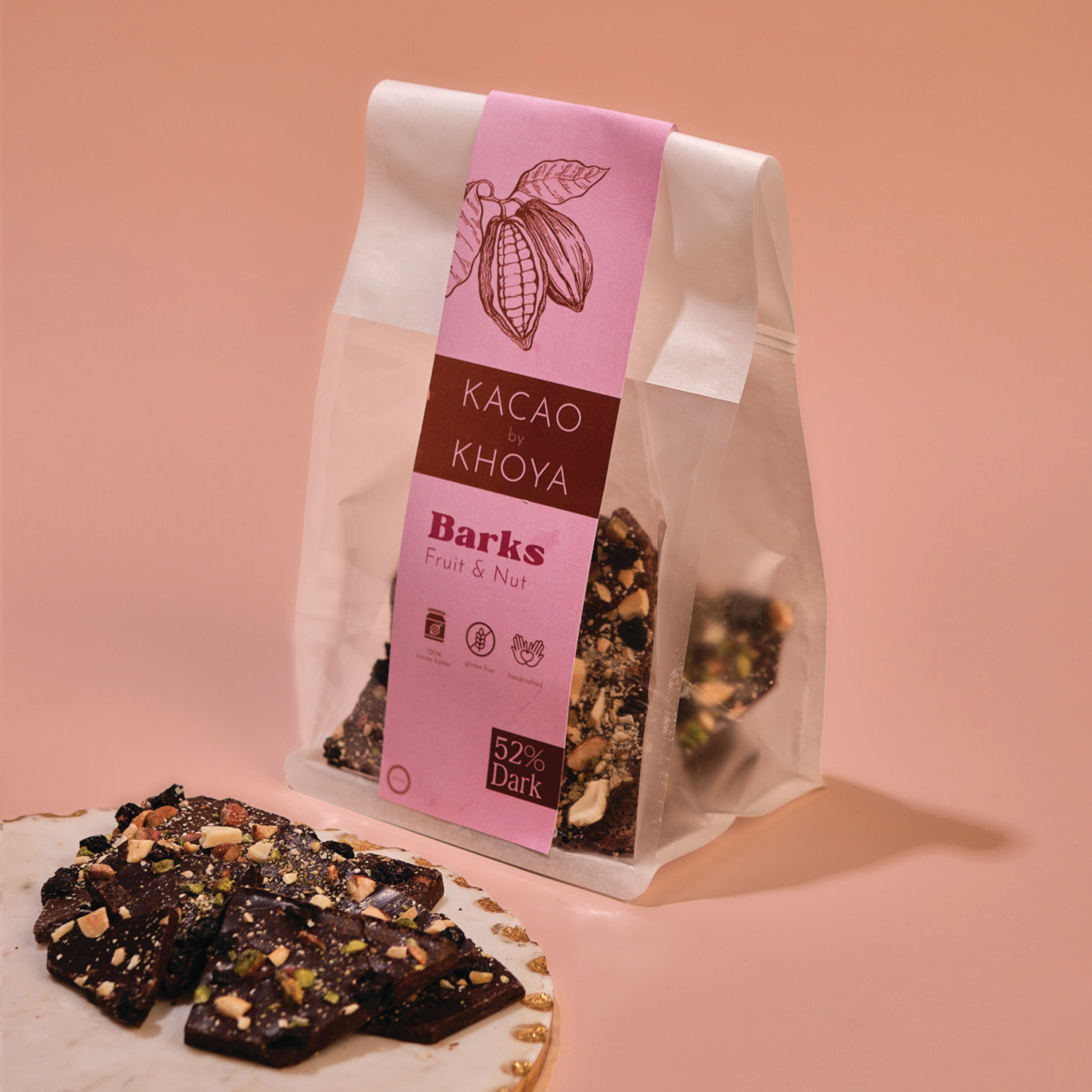 Fruit & Nut Barks - 52% Dark Chocolate