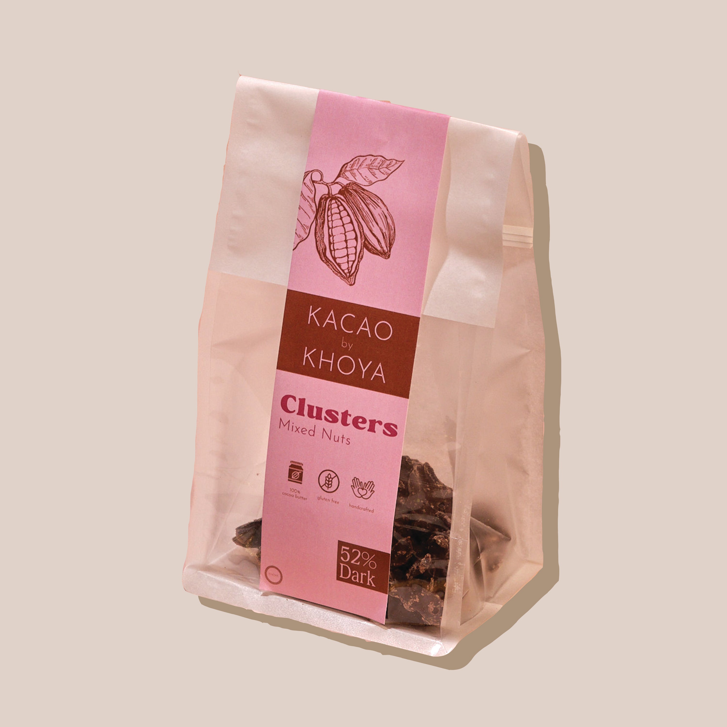 Mixed Nuts Clusters - 52% Dark Chocolate