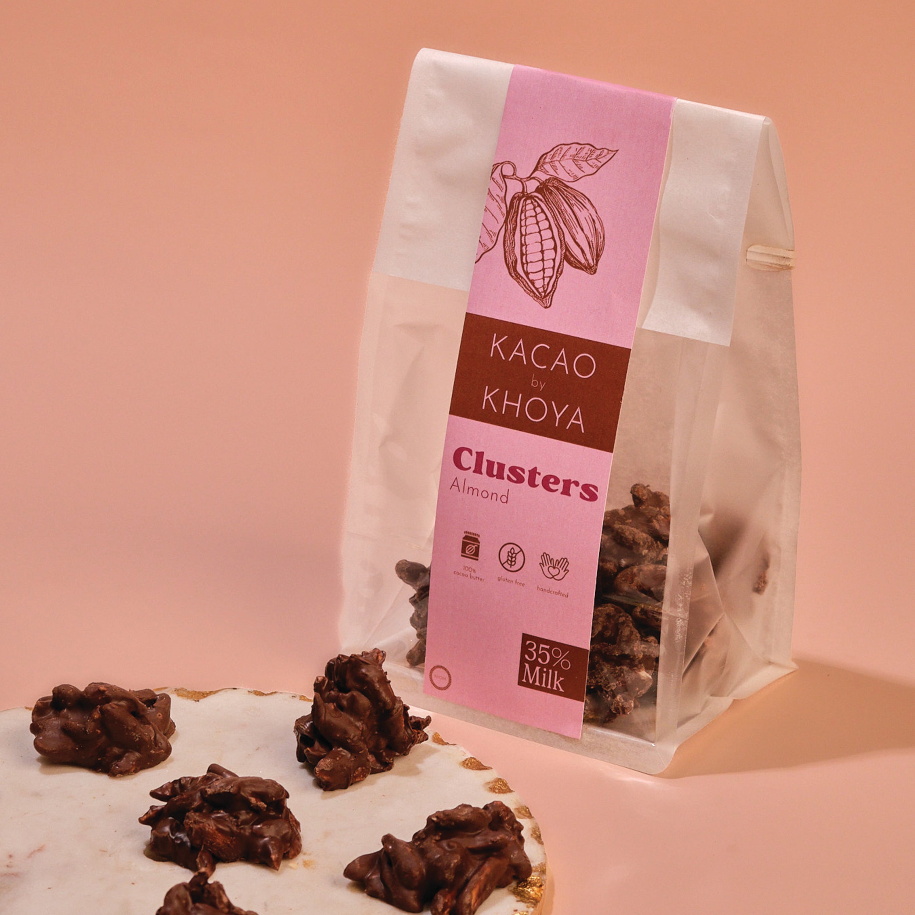 Almond Clusters - 35% Milk Chocolate