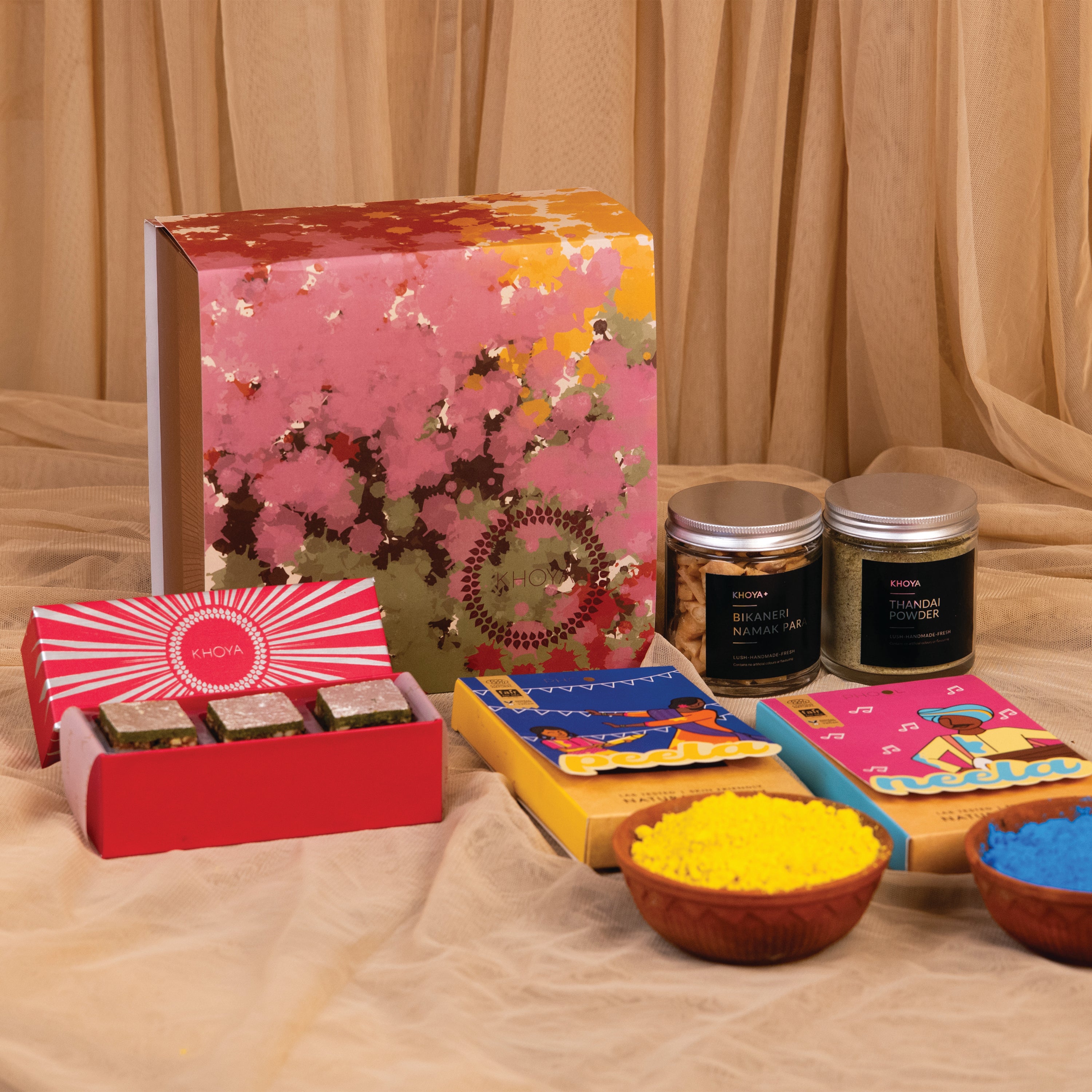 Gulaal Essentials - Small Holi Gift Hamper