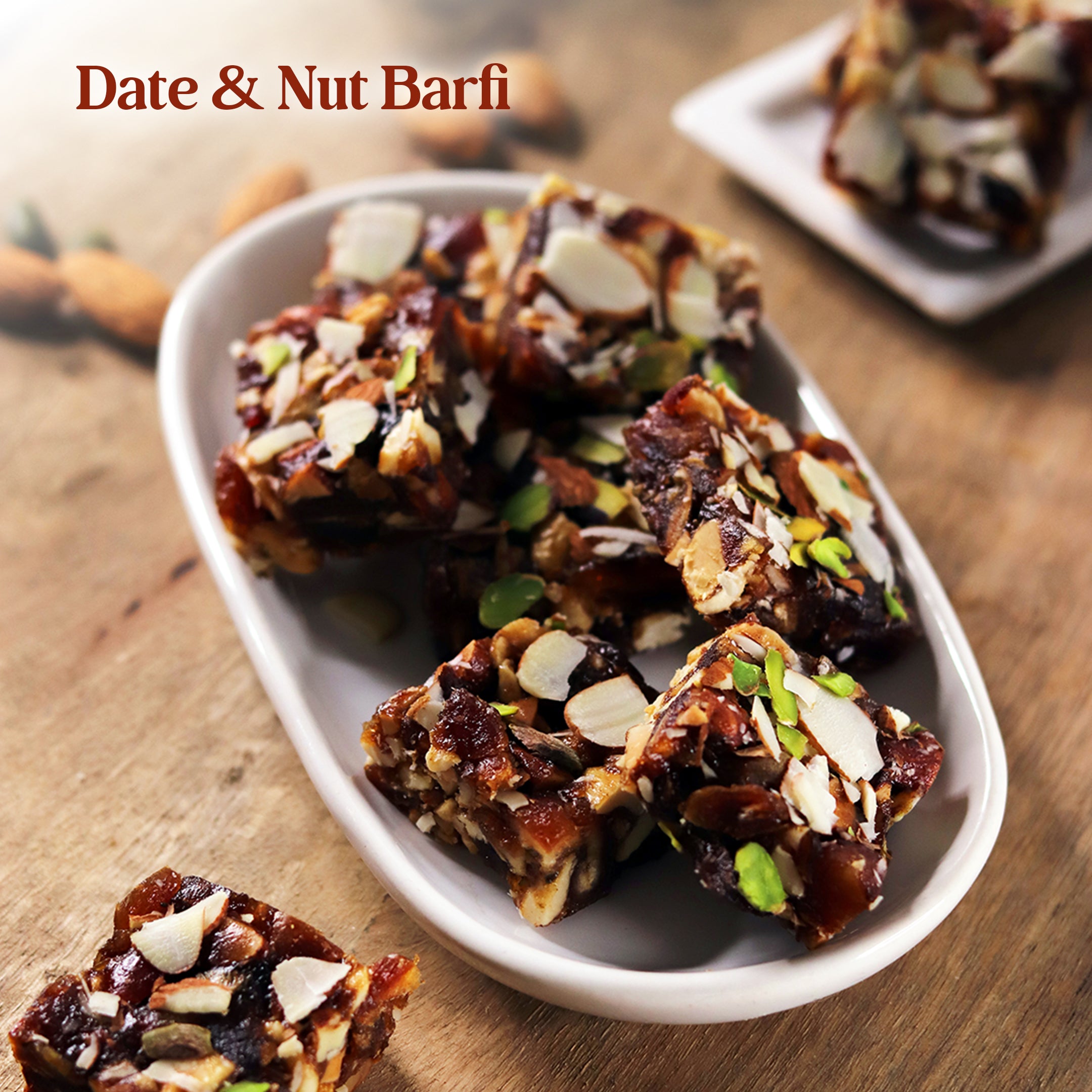DATE & NUT BARFI - Navratri Special