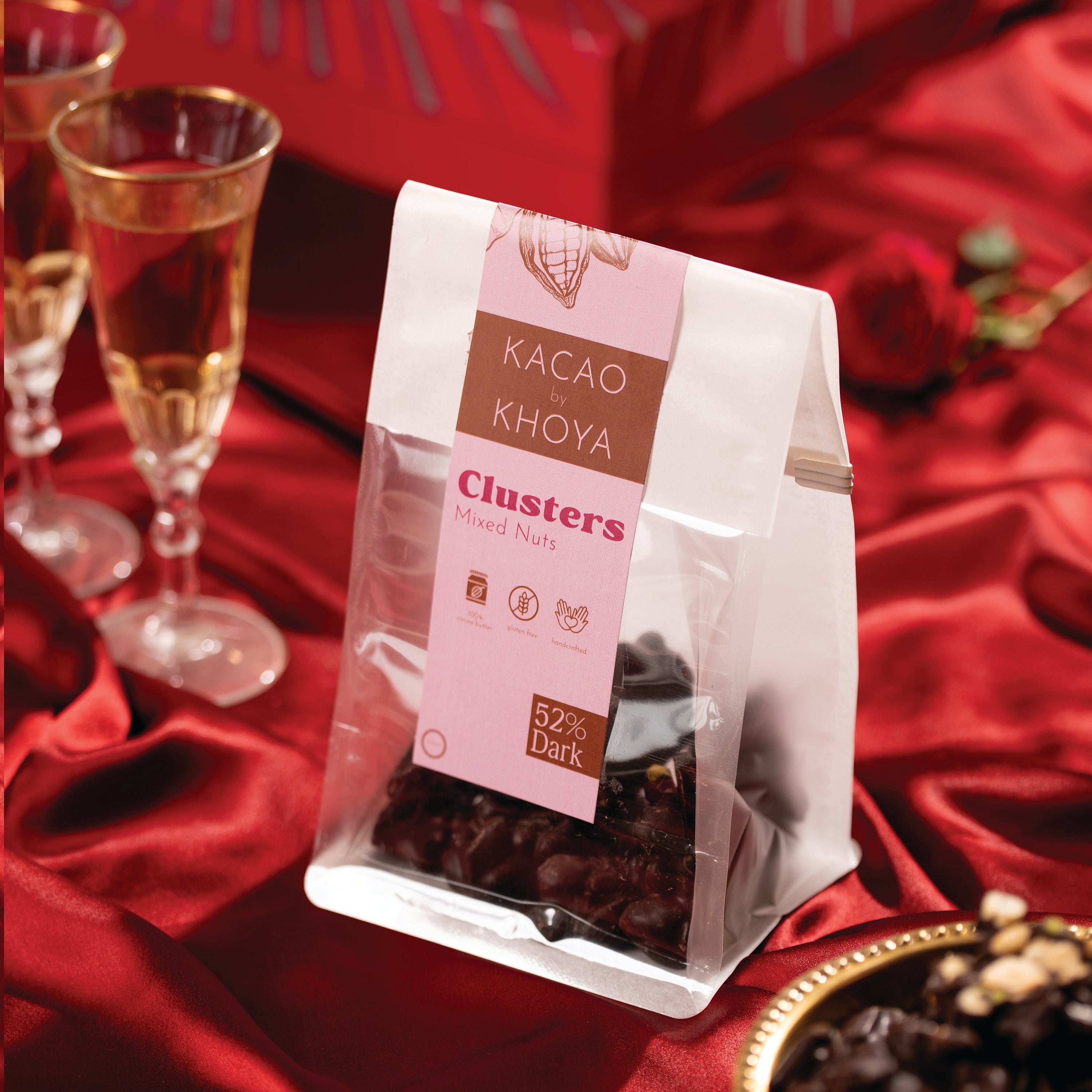 Mixed Nuts Clusters - 52% Dark Chocolate