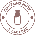 Contains Nuts lactose