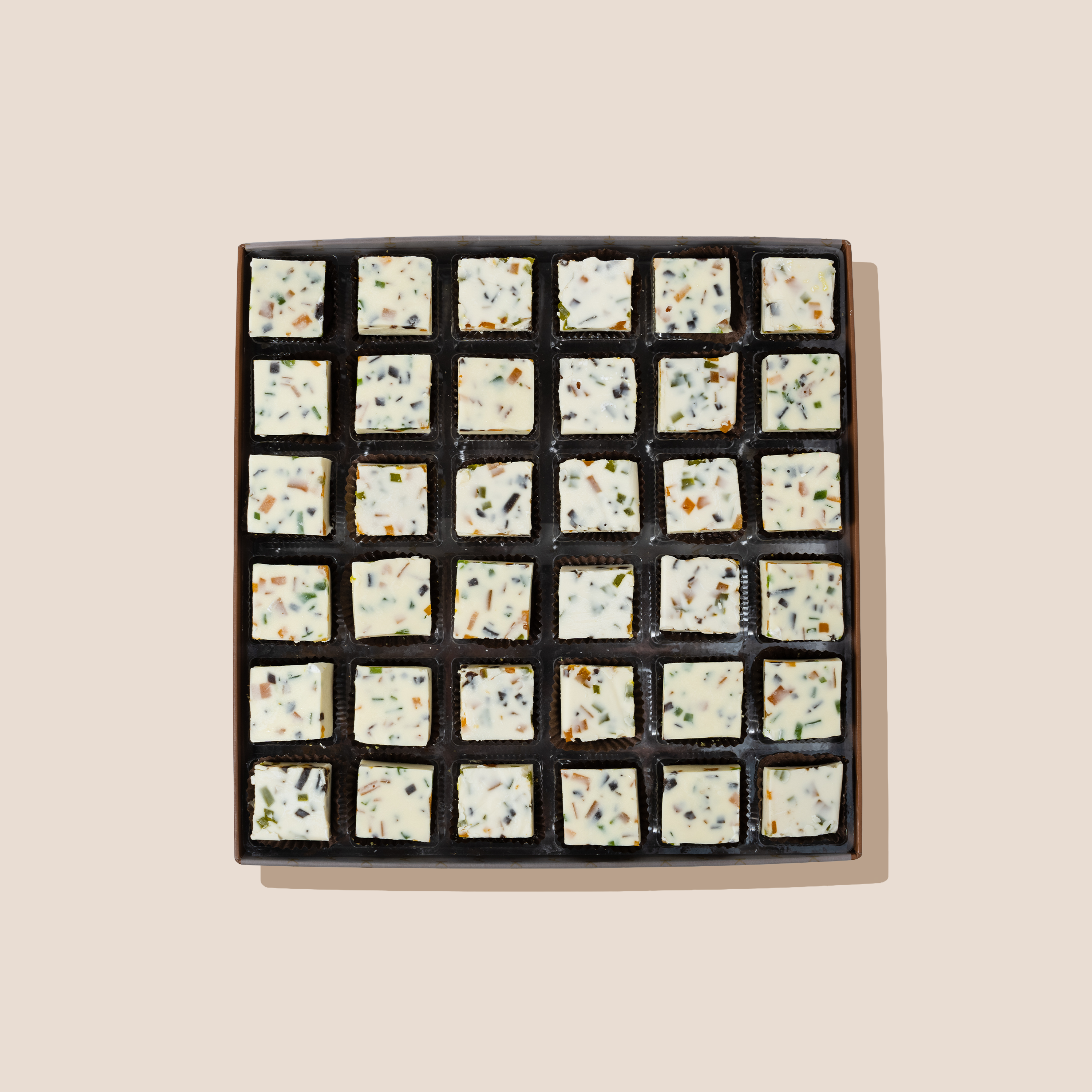 White Chocolate Aam Papad Barfi - Diwali Mithai