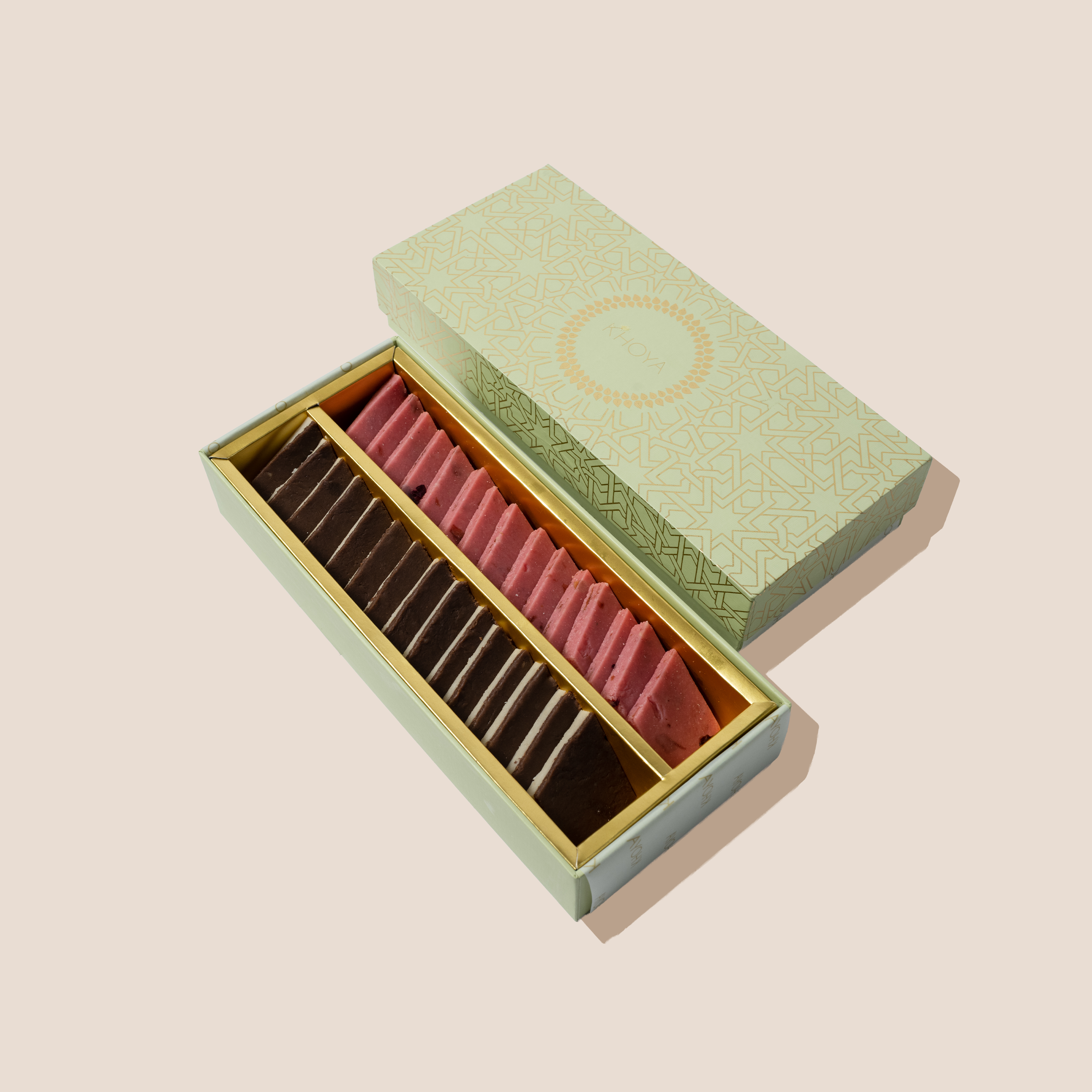 Rose & Chocolate Kaju Katli - Diwali Sweets