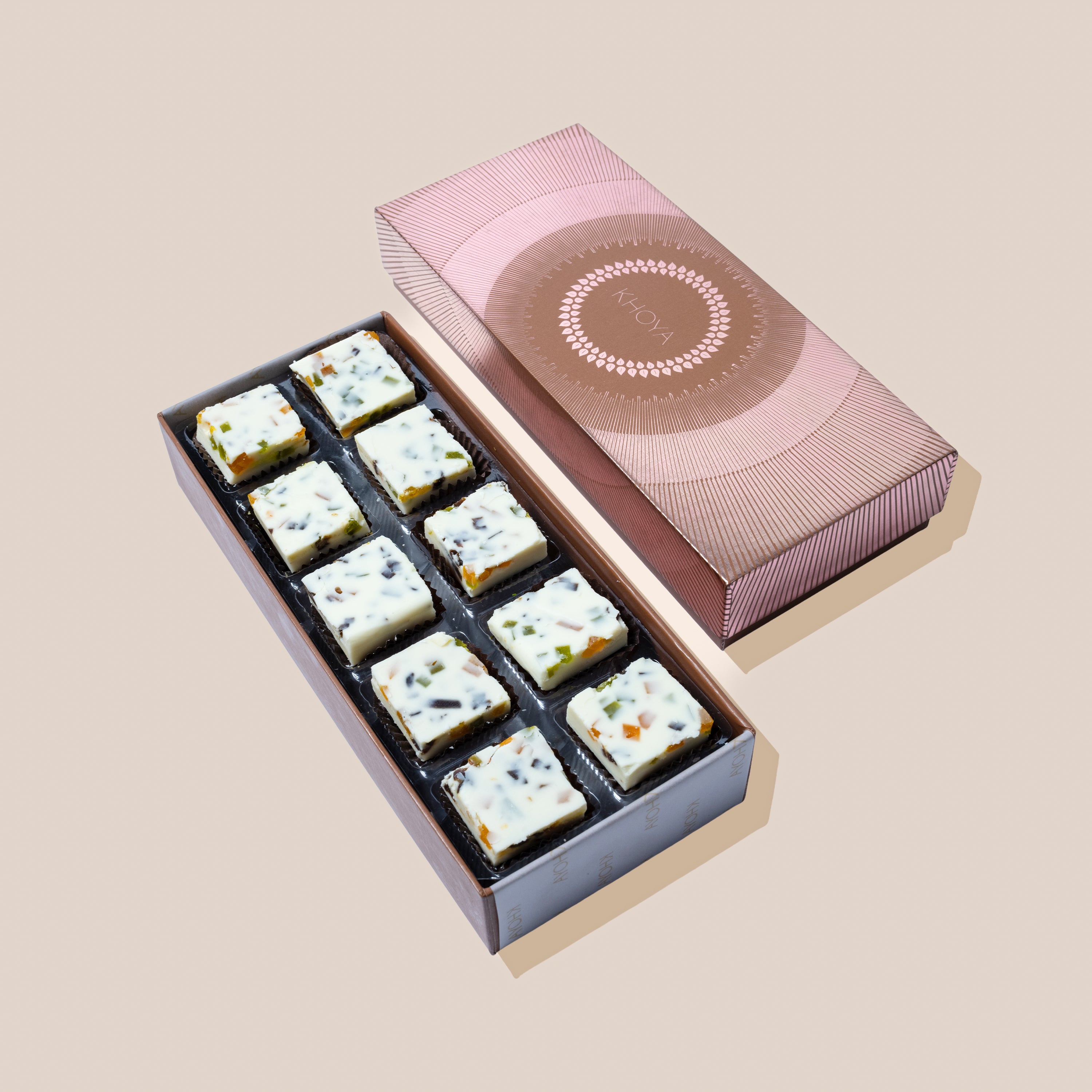 White Chocolate Aam Papad Barfi