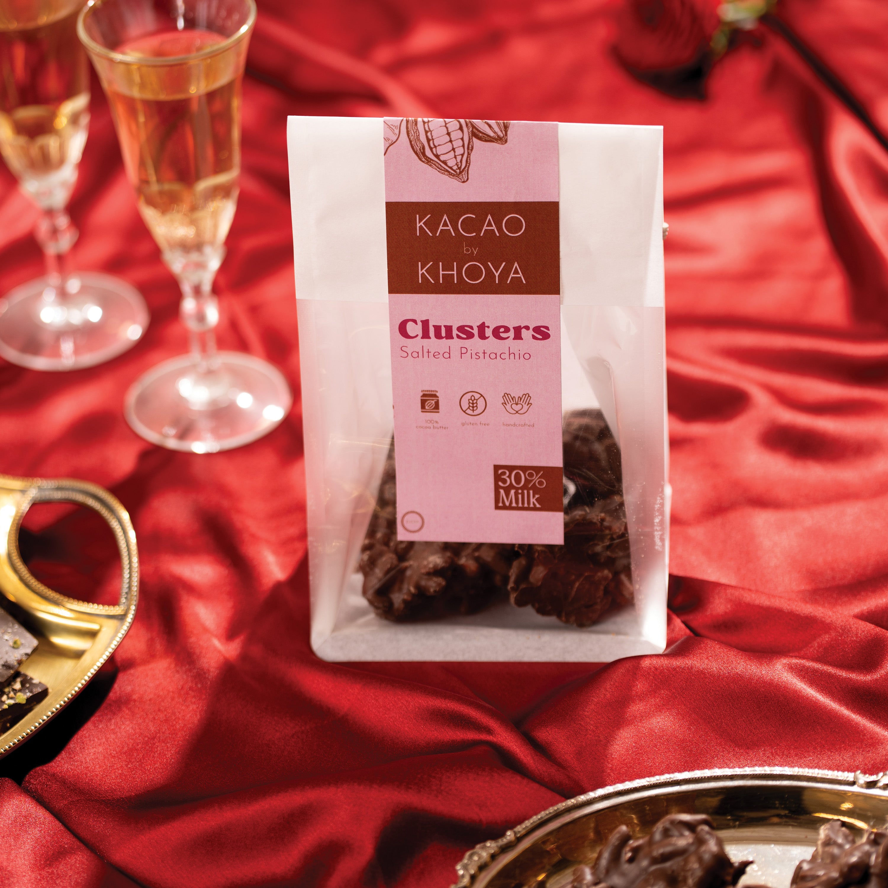 Pistachio Clusters - 30% Milk Chocolate