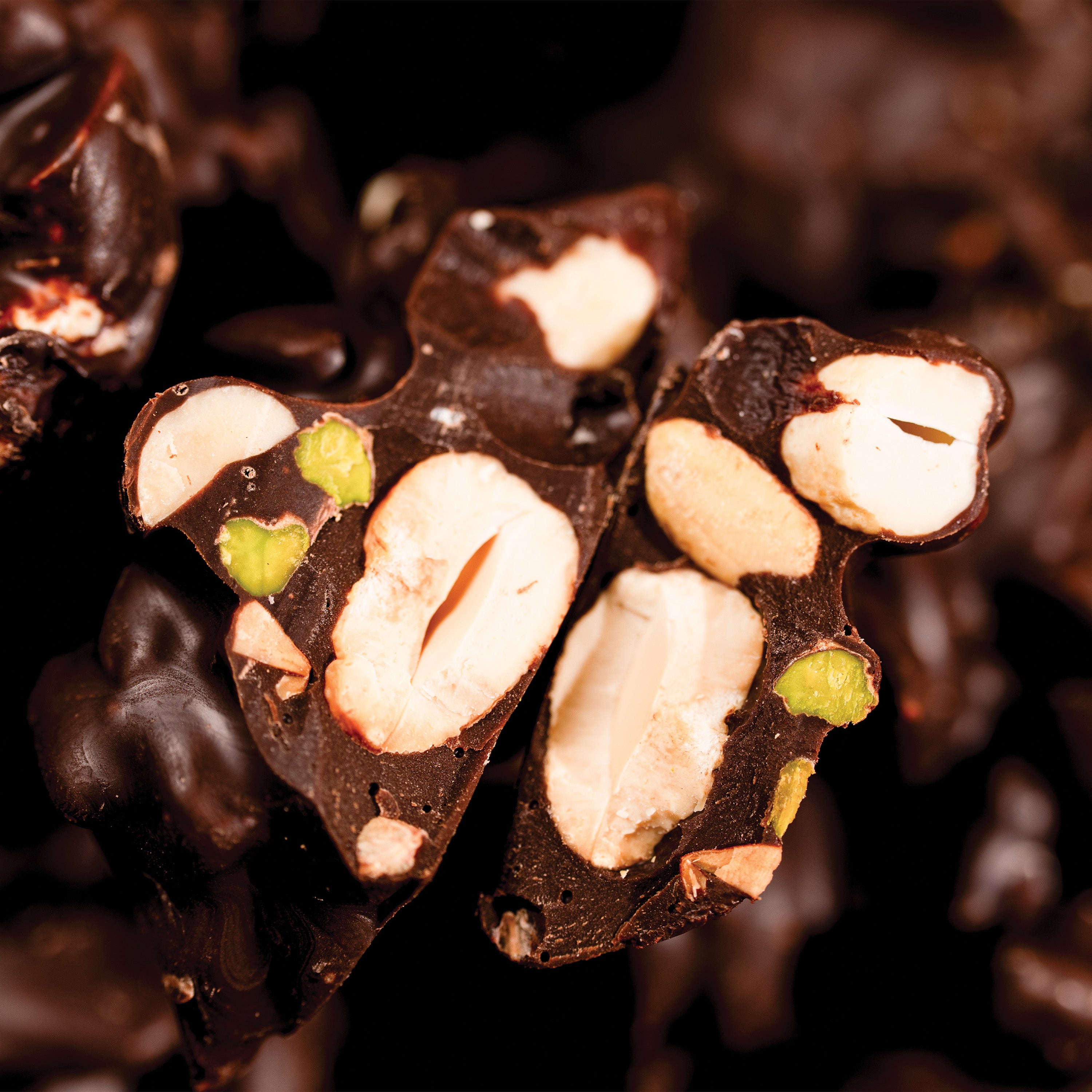 Mixed Nuts Clusters - 52% Dark Chocolate