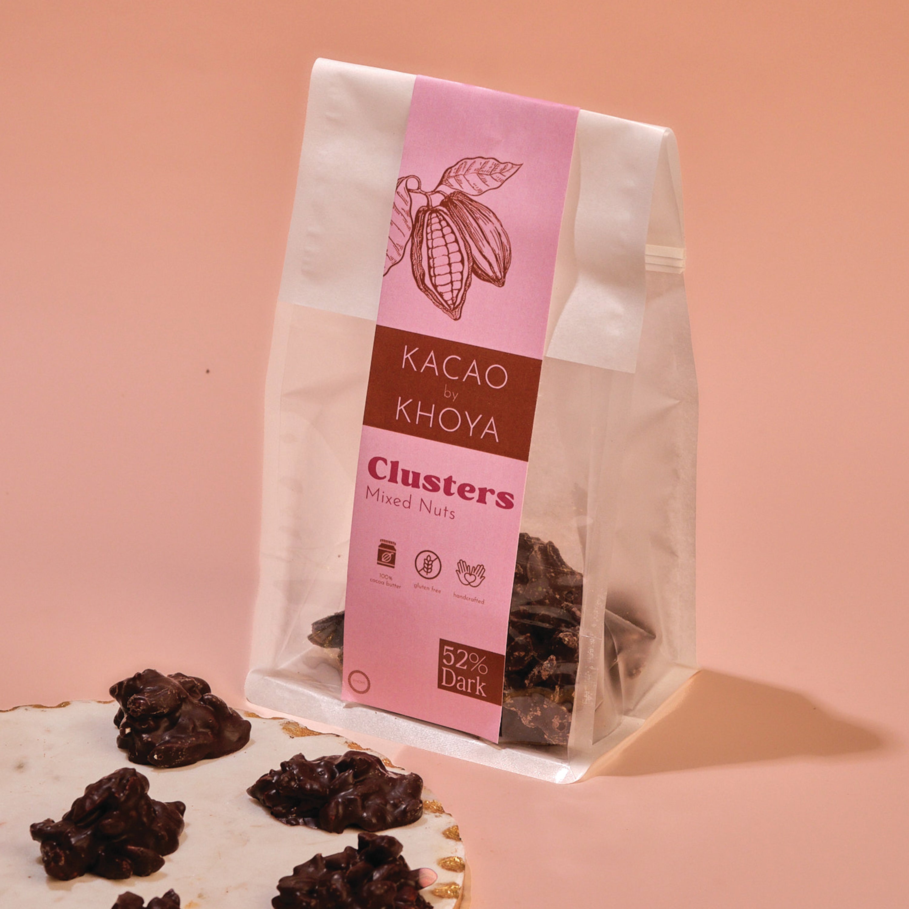 Mixed Nuts Clusters - 52% Dark Chocolate
