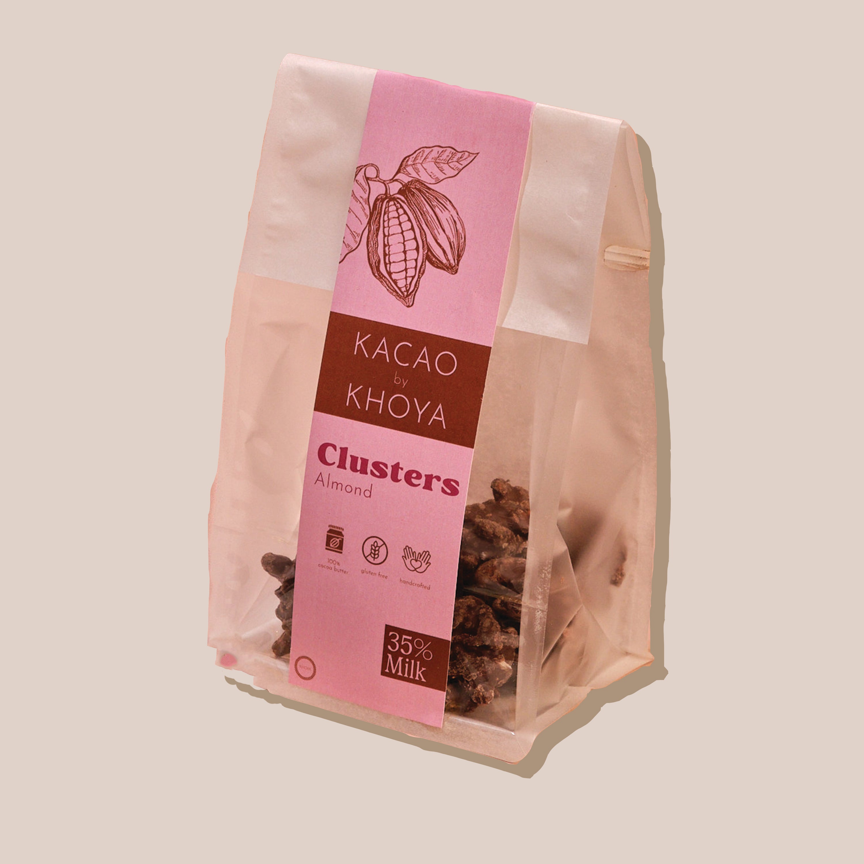 Almond Clusters - 35% Milk Chocolate