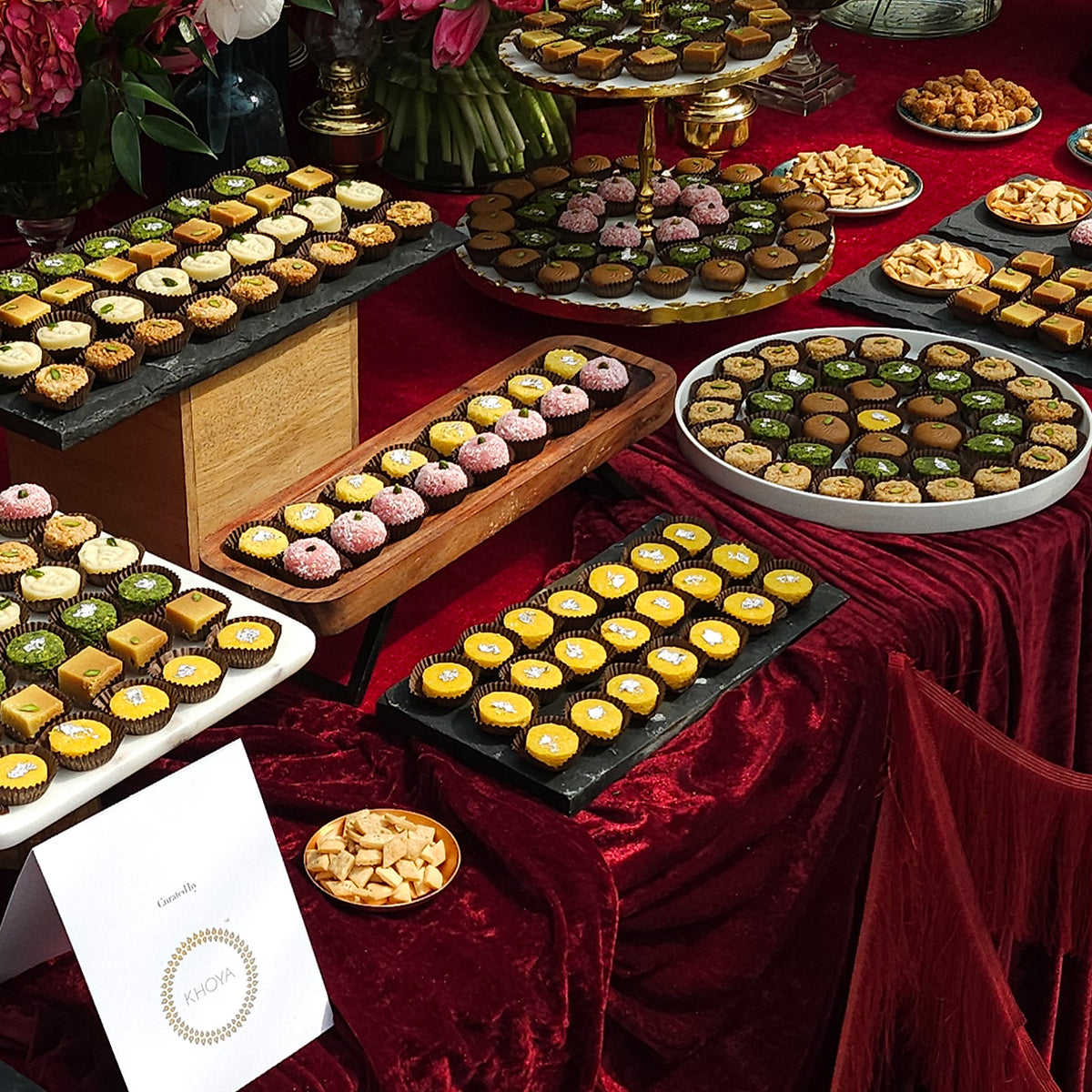 mithai table