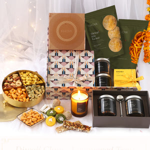 WEDDING GIFT HAMPER - LACQUERED TRAY