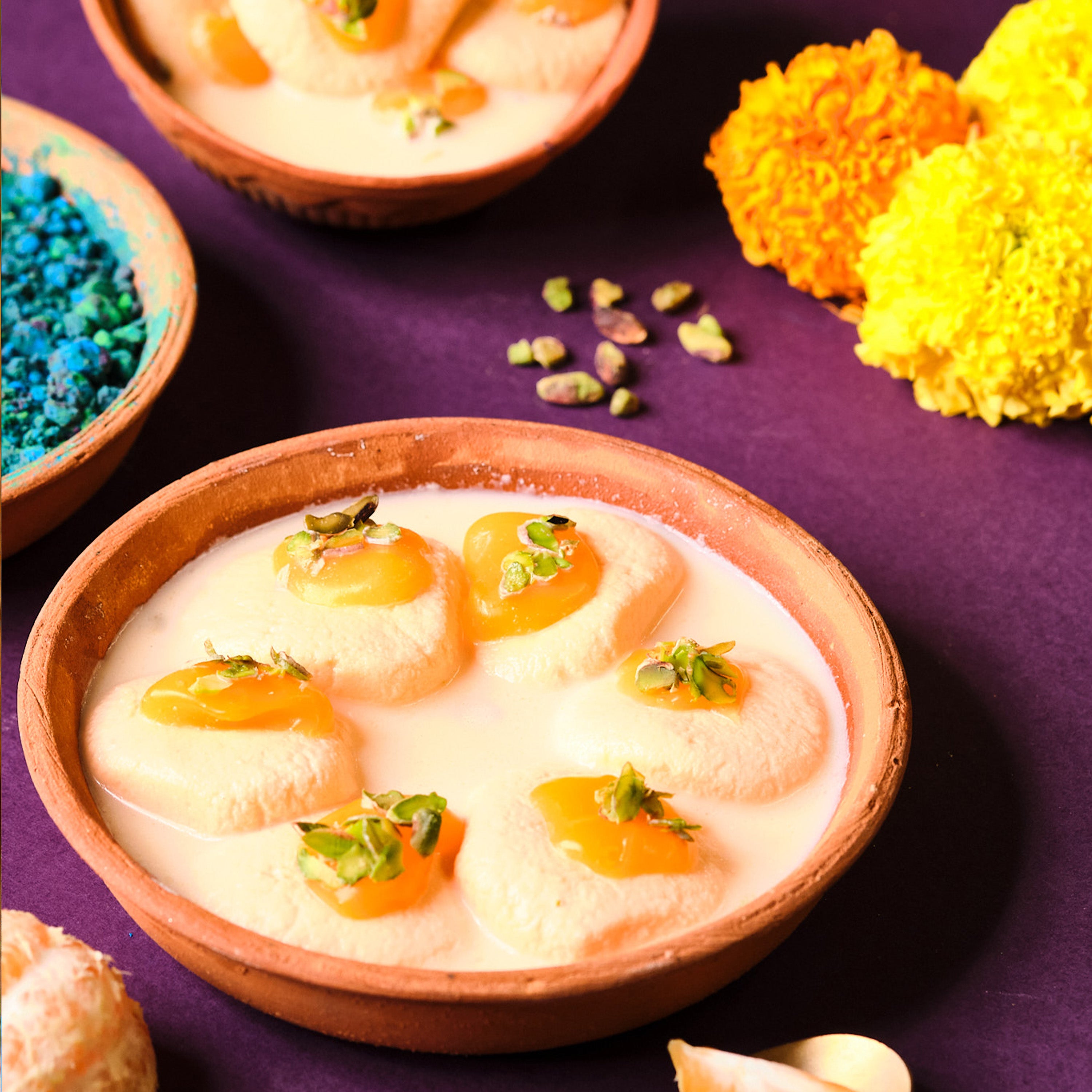 Orange Rasmalai