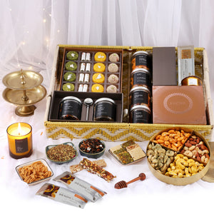 KHOYA X SIROHI TRAY - Premium Wedding Hamper
